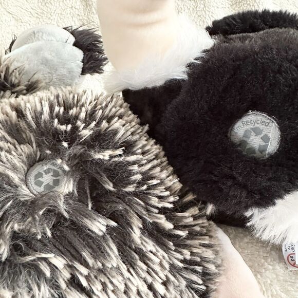 Petting Zoo Ostrich Emu Lot Of 2 Realistic Bird Plush Toy Stuffed Animal Recycle - Picture 3 of 6